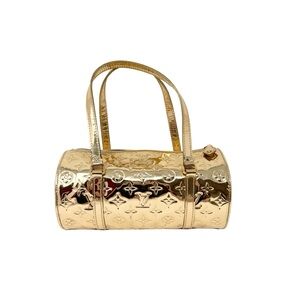 Louis Vuitton Monogram Miroir Mirror Papillon Dore Gold Limited Edition